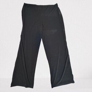 Alfani Women's Plus Size 1X Black High Rise Ankle Pull-On Legging Pants Stretch